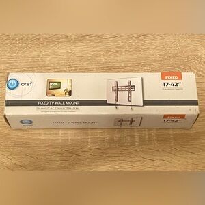 Onn Fixed TV Wall Mount 17-42” 55lb Weight Capacity